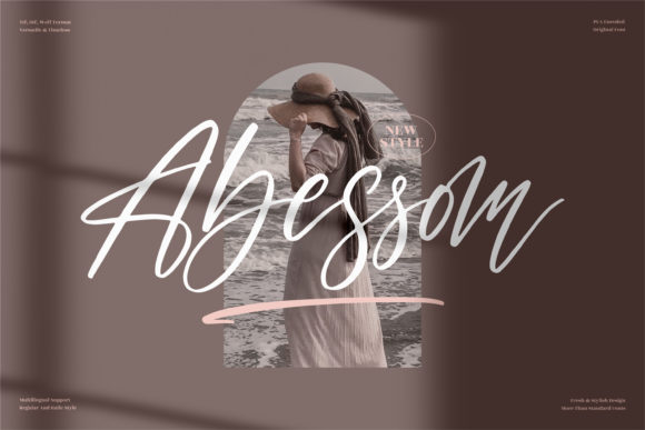 Abessom: A Laid-Back Script Handwritten Font with Serious Style