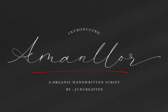 Amanllor: A Thin Lettered Script Font for Scroll-Stopping Brand Content