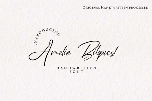 Amelia Bilquest: A Playful Script Font for Memorable Branding