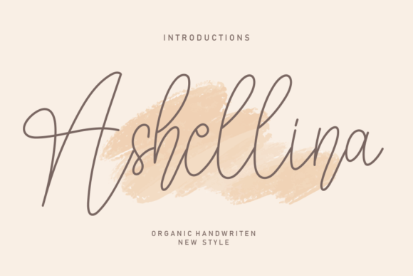 Ashellina Script Font for Creative Brand Campaigns