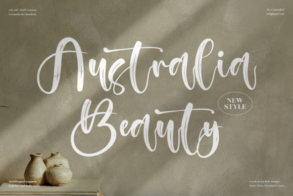 Australia Beauty Script Font for Creative Branding