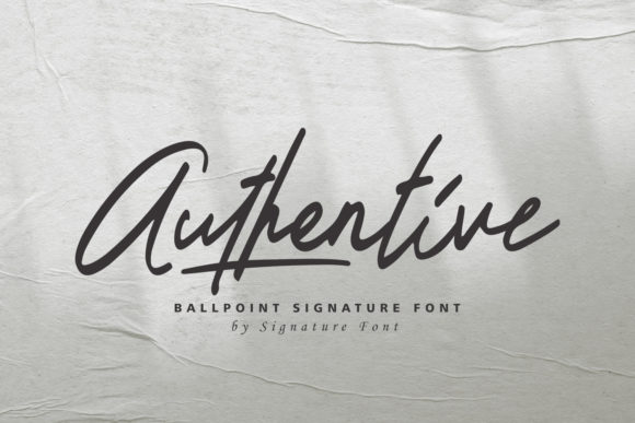 Authentive Script Font for Elegant Digital Branding