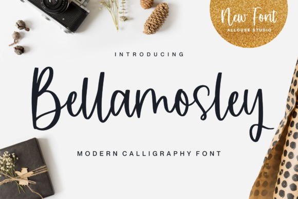 Bellamosley: A Script Font for Creative Expression