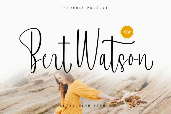 Bert Watson Script Handwritten Font for Editorial Charm