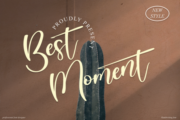 Best Moment Script Font for Elegant Digital Branding