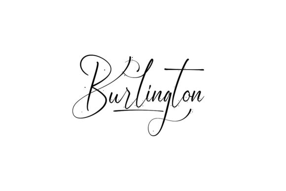 Burlington Script Font for Elegant Handmade Designs