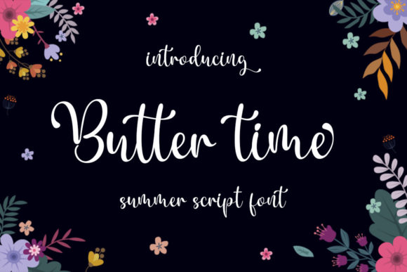 Butter Time: A Romantic Script Handwritten Font for Scroll-Stopping Brand Content
