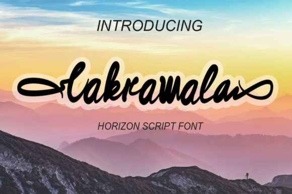 Cakrawala Script Font for Handmade Branding & Printables