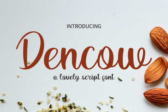 Dencow Script Font for Creative Branding Projects