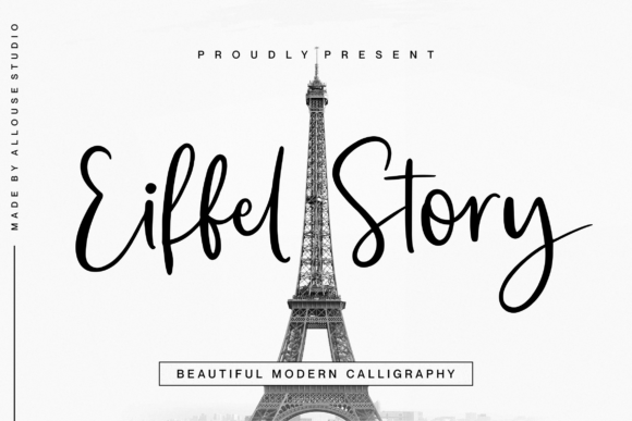 Eiffel Story Script Font for Creative Campaigns