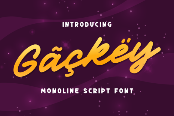 Gackey Font for Creative Projects
