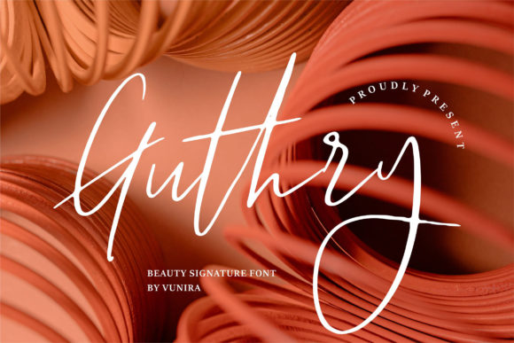 Guthry Script Font for Elegant Branding