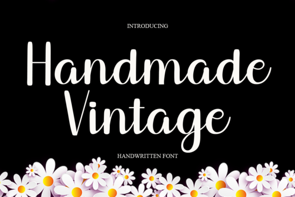Handmade Vintage Font for Elegant Social Media & DIY Branding