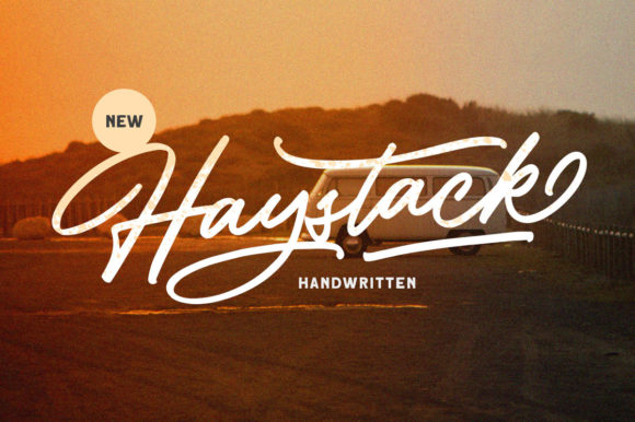 Haystack Script Font for Elegant Handmade Brands