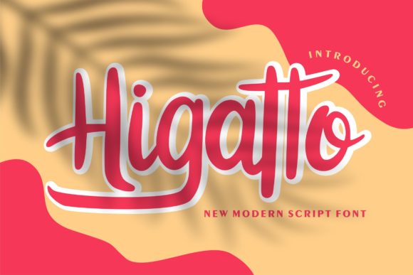 Higatto Script Font for Creative Branding
