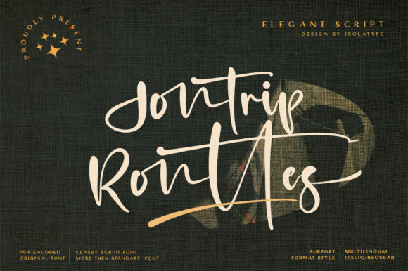 Jontrip Ronttes Script Font for Elegant Brand Identity