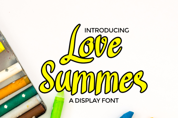 Love Summer Script Handwritten Font for Elegant Branding