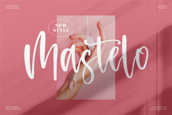 Mastelo: Elegant Script Font for Modern Brand Campaigns