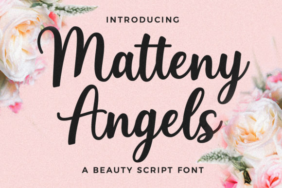 Matteny Angels Script Font for Luxury Design Projects