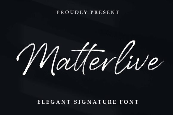 Matterlive Script Font for Elegant Brand Identity