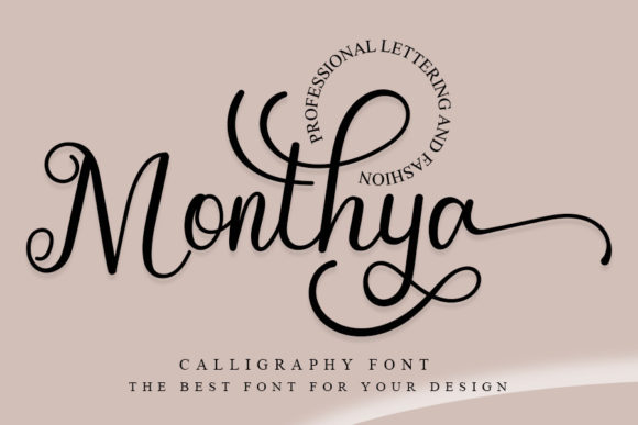 Monthya: A Romantic Script Handwritten Font for Campaigns That Feel Human