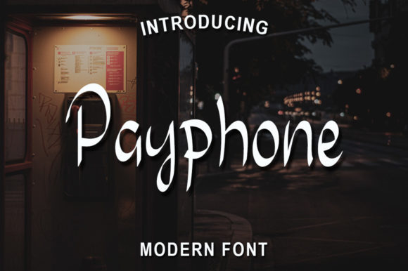 Payphone: A Cute Yet Elegant Script Font for Real Branding Work
