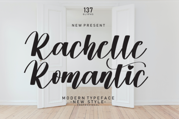 Rachelle Romantic: Elegant Script Handwritten Font for Designers