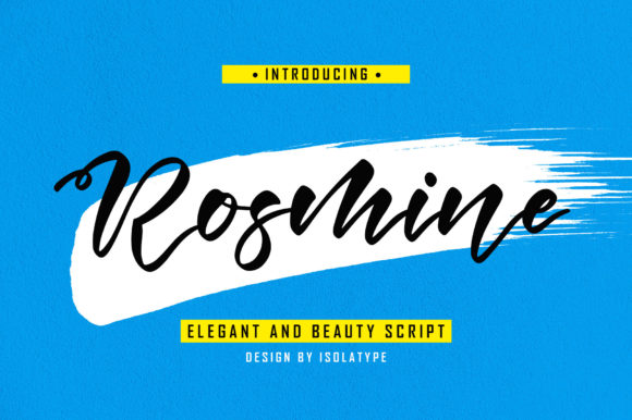 Rosmine Script Font for Modern Digital Branding