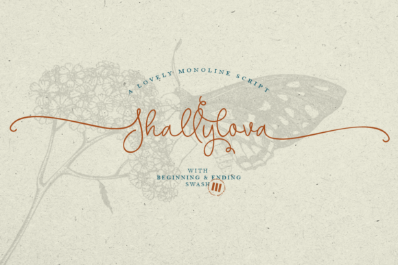 Shallylova: A Delicate Script Font for Editorial Elegance