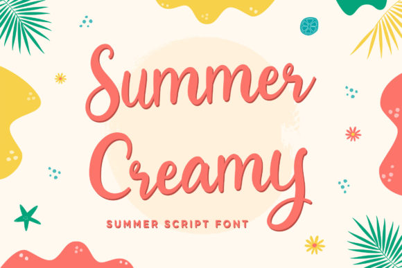 Summer Creamy Script Font for Handmade Makers