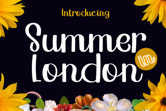 Summer in London Script Font for Editorial Design
