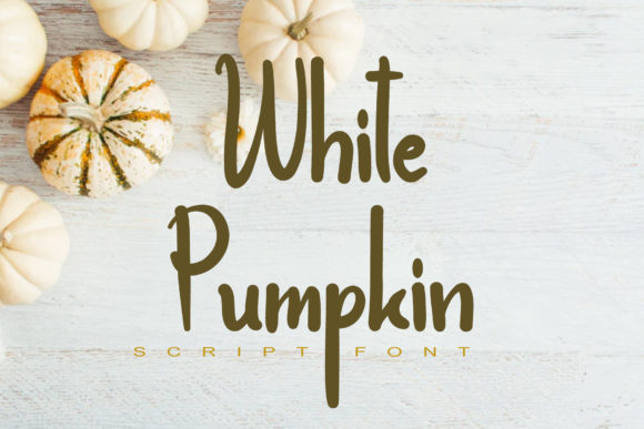 White Pumpkin: A Playful Script Handwritten Font for Creative Projects